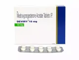Deviry 10 mg (Medroxyprogesterone) is similar to the progesterone hormone naturally | RX Supply