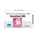 Gestoford 200 mg (Progesterone) is a natural female sex hormone, progesterone | RX Supply