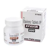 Efavir 600 Tablet belongs to a group of medicines called antiretrovirals.
