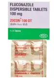 Zocon DT 100mg (Fluconazole) is used to treat fungal infections of the mouth, throat-RX Supply
