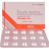 Enapril-HT Tablet (Enalapril & Hydrochlorothiazide) is a medicine used to treat hypertension-RX Supply