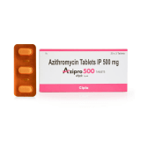 Azithromycin 500MG (Azipro) is an antibiotic used to treat various types of bacterial infections-RX Supply