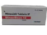 Minoxidil 10mg (MinoxiBoon) Tablet is a vasodilator used in the treatment of certain hypertension cases | RX Supply