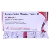 Bromocriptine 2.5 mg (Sicriptin) is a medicine used to treat high level of prolactin | RX Supply
