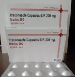Itradus 200mg Capsule (Itraconazole) belongs to a group of medicines called antifungals.-RX Supply