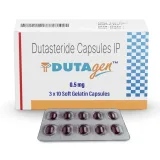 Dutagen 0.5 Capsules (Ditasteride 0.5mg) is used in the treatment of benign prostatic hyperplasia-RX Supply