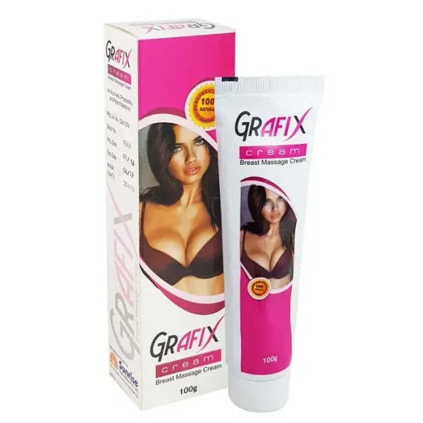 GRAFIX CREAM 100 G (HERBAL) is an all-natural herbal cream that helps soothe and nourish skin.