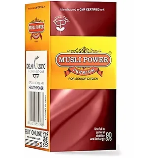 Musli Power Xtra Capsules are a natural and effective dietary supplement for enhancing vitality and overall health/RX Supply