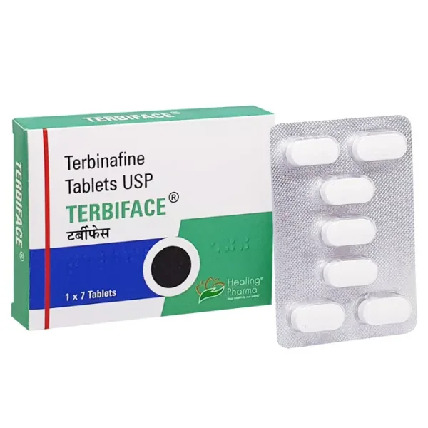TERBIFACE (TERBINAFINE) is an antifungal medication used to treat fungal infections of the skin, hair, and nails.