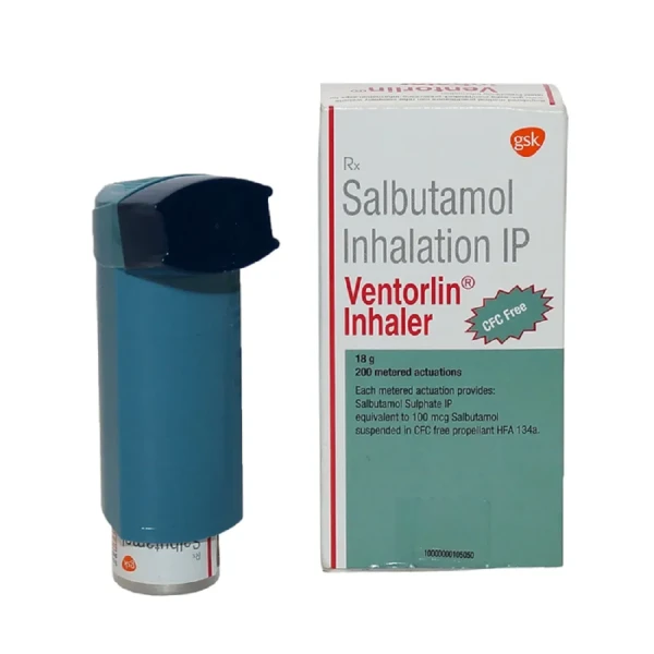 Ventorlin Inhaler 100mcg (Salbutamol) is an inhaler that includes Salbutamol | RX Supply