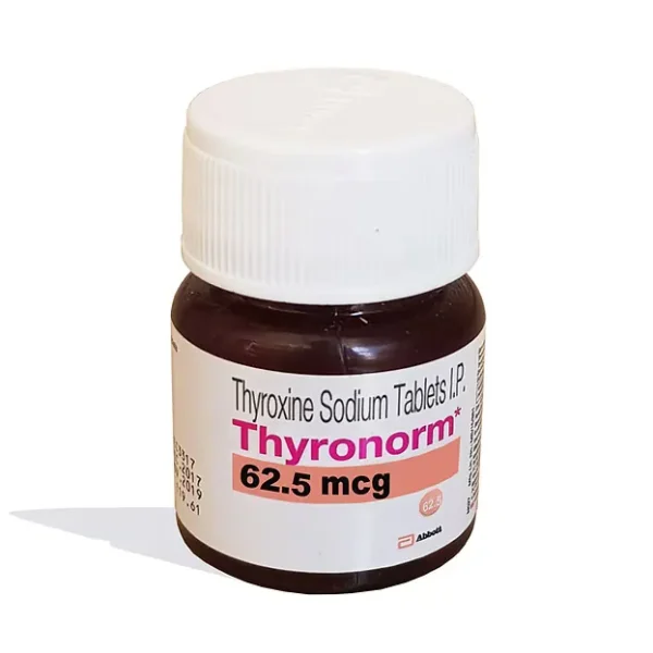 THYRONORM 62.5 MCG (THYROXINE SODIUM) is a medicine used to treat an underactive | RX Supply
