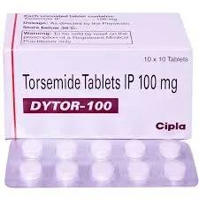 Dytor 100mg Tablet (Torsemide 100mg) is a diuretic medication used to treat high blood pressure-RX Supply