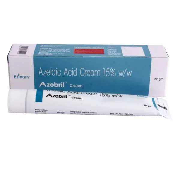 AZOBRIL CREAM (AZELAIC ACID) is an effective topical treatment for mild to moderate acne