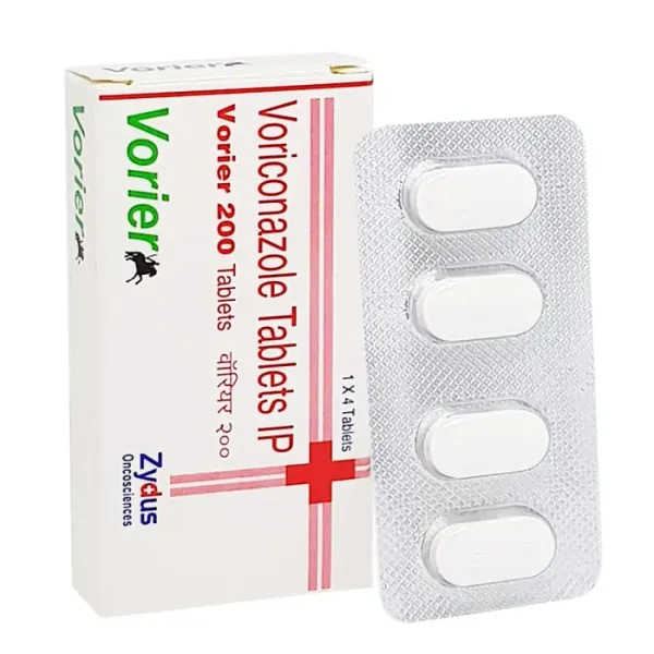 VORIER 200 MG (VORICONAZOLE) is a prescription antifungal medication used to treat a variety of fungal infections
