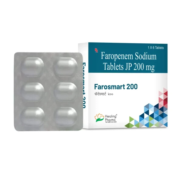 Farosmart 200 mg (Faropenem) 6 is used to treat susceptible bacterial infections by utilizing | RX Supply