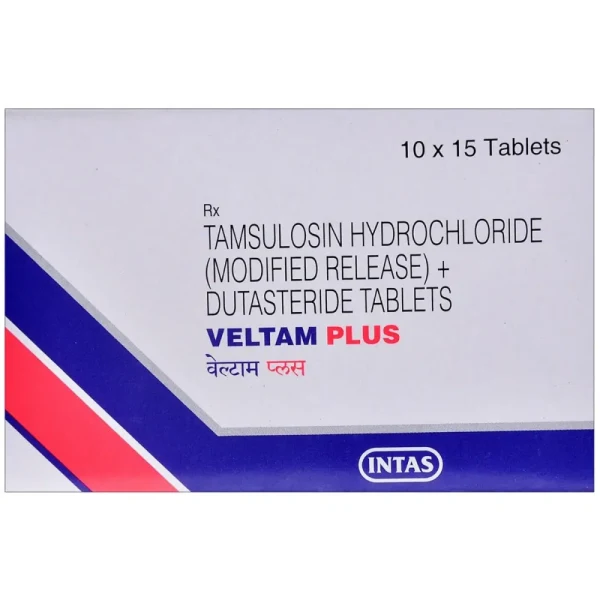 Veltam Plus Tablet (Tamsulosin 0.4 mg/ Dutasteride 0.5 mg) is a combination of two medicines-RX Supply