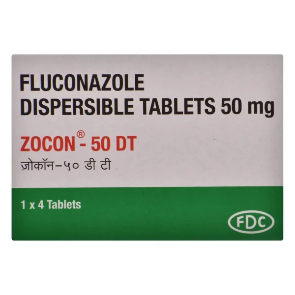 Zocon DT 50mg (Fluconazole) is used to treat fungal infections of the mouth, throat-RX Supply