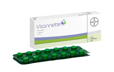 VISANNE 2 MG (DIENOGEST) is a prescription medication used to treat endometriosis and other gynecological conditions.