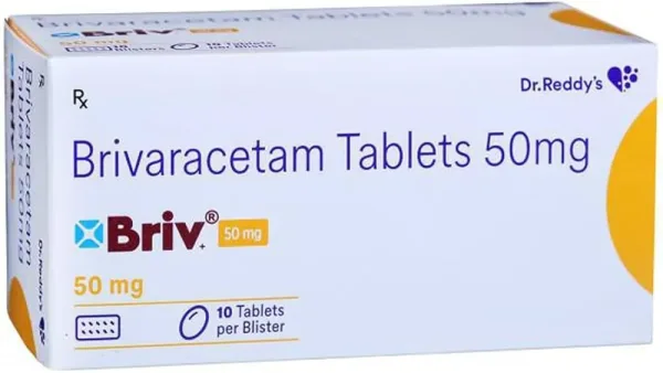 Briv +Tablet (Brivaracetam) is an anti-epileptic medicine used to treat seizures (fits)-RX Supply