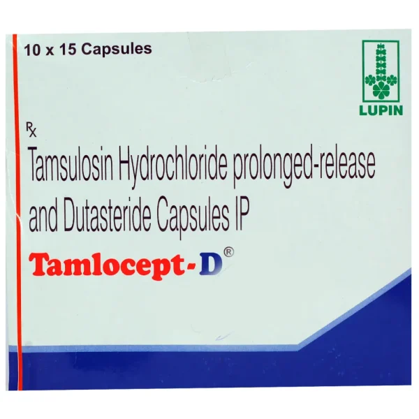 Tamlocept D Capsule (Tamsulosin/Dutasteride) is a combination of two medicines that work-RX Supply