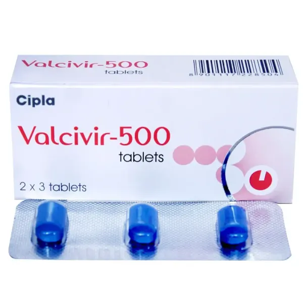 Valacyclovir 500MG (Valcivir) is an antiviral medicine used in the treatment of herpes labialis-RX Supply