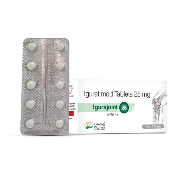 Igurajoint 25 mg Tablet 10 is used to manage rheumatoid arthritis. It belongs to a group | RX Supply