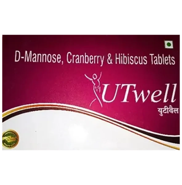 Utwell Tablet (Cranberry / Hibiscus) is a nutritional supplement formulated with D-mannose-RX Supply