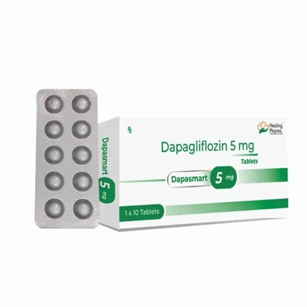 Dapagliflozin 5 mg (DAPASMART) 10 is used to manage diabetes, heart failure, and kidney | RX Supply