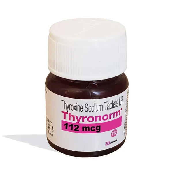 THYRONORM 112 MCG (THYROXINE SODIUM) is a medicine used to treat an underactive | RX Supply