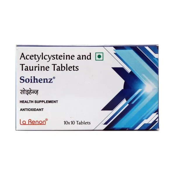 Soihenz(Taurine & Acetylcysteine)Tablet is a combination medicine used in the treatment-RX Supply