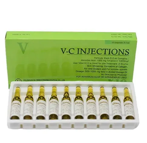 Vitamin C 1000mg Inj (Vitamin C / Ascorbic Acid) is a powerful antioxidant that helps to support the immune system.