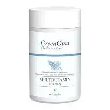 GreenOpia Naturals Multivitamin for Men helps maintain a healthy body and overall wellness.