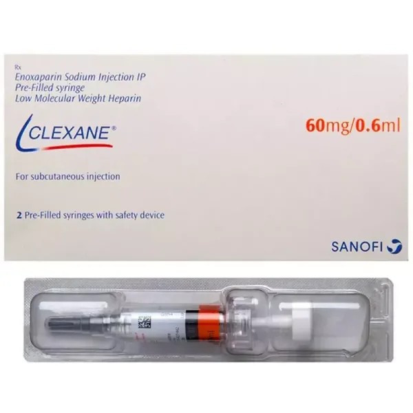 Clexane Injection (Enoxaparin) is an anticoagulant medicine used to prevent and treat harmful blood-RX Supply