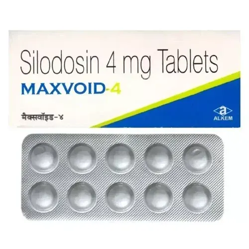 Maxvoid 4mg Tablet (Silodosin 4mg) is an alpha-adrenergic antagonist that is used-RX Supply