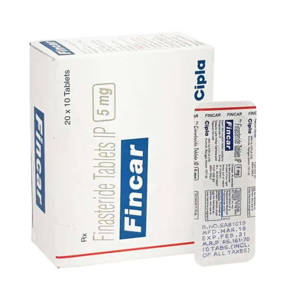 FINCAR (FINASTERIDE) is a medication used to treat benign prostatic hyperplasia (BPH) and male pattern baldness.