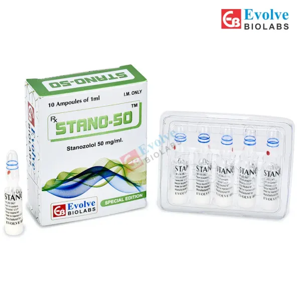 STANO-50 (Stanozolol 50mg/ml.) is commonly used by athletes and bodybuilders alike | RX Supply