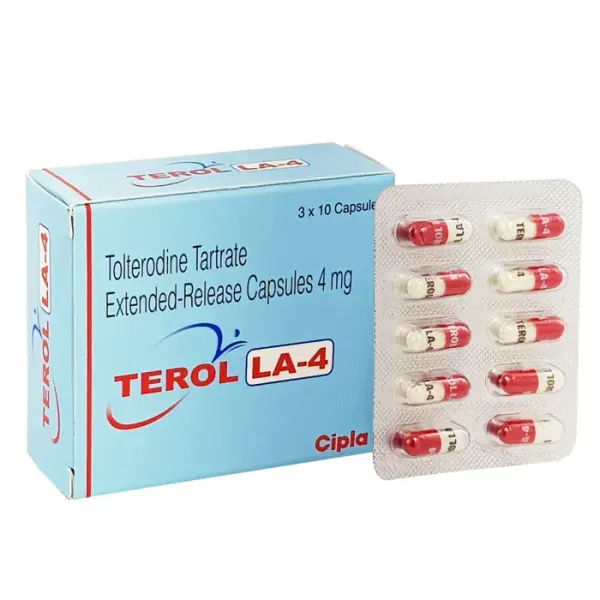 TEROL LA (Tolterodine) is an effective and safe medication used to treat overactive bladder.
