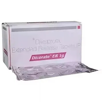 Dicorate ER 1g Tablet is a medicine used to treat epilepsy.
