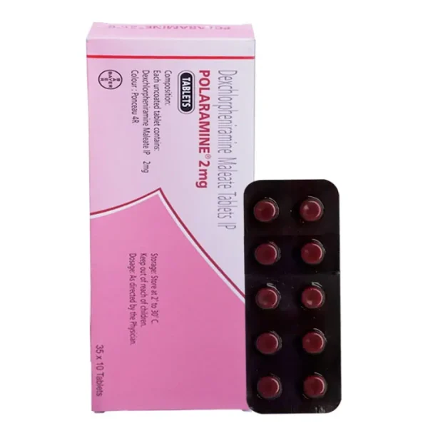Polaramine (Dexchlorpheniramine) is an antihistamine medication used to treat allergies and hay fever