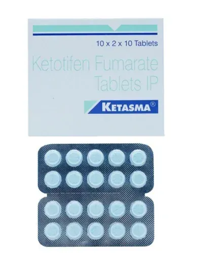 Ketasma 1mg (Ketotifen) is a prescription medicine used to prevent asthma symptoms | RX Supply