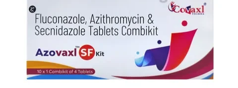 Azovaxl SF Tablet is a combination medicine used in the syndromic treatment of vaginal discharge-RX Supply