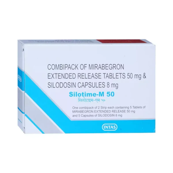Silotime-M Kit (Mirabegron & Silodosin) is a combination medicine that is used-RX Supply