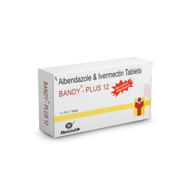 Bandy Plus – 12 ( Ivermectin & Albendazole ) is a combination medicine that is used in the treatment-Bandy Plus-RX Supply