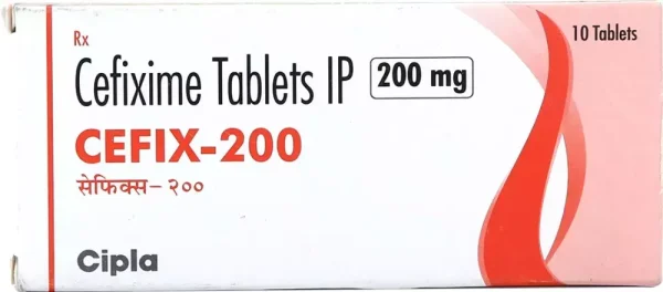 Cefixime 200MG (Cefix) is an antibiotic belonging that is used to treat a variety of bacterial infections-RX Supply