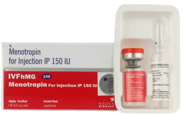 IVFhMG 150iu (Menotrophin [HMG]) is used in the treatment of infertility in women | RX Supply