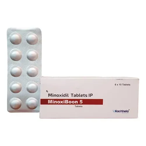 MinoxiBoon 5mg Tablet is a vasodilator used in the treatment of certain hypertension cases | RX Supply