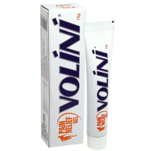 VOLINI GEL 15 G (DICLOFENAC)is a topical solution that is used to treat pain, swelling