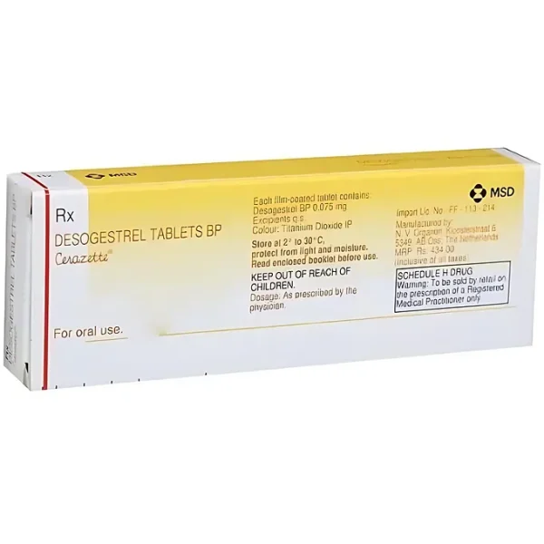 Cerazette Tablet (Desogestrel)
