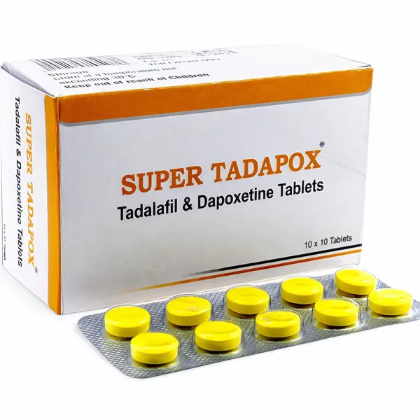 Super Tadapox (Tadalafil/Dapoxetine) is a combination medication that is used to treat two-RX Supply