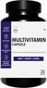 Double MM Multivitamin Capsule contains a blend of 17 essential vitamins, minerals, and herbs
